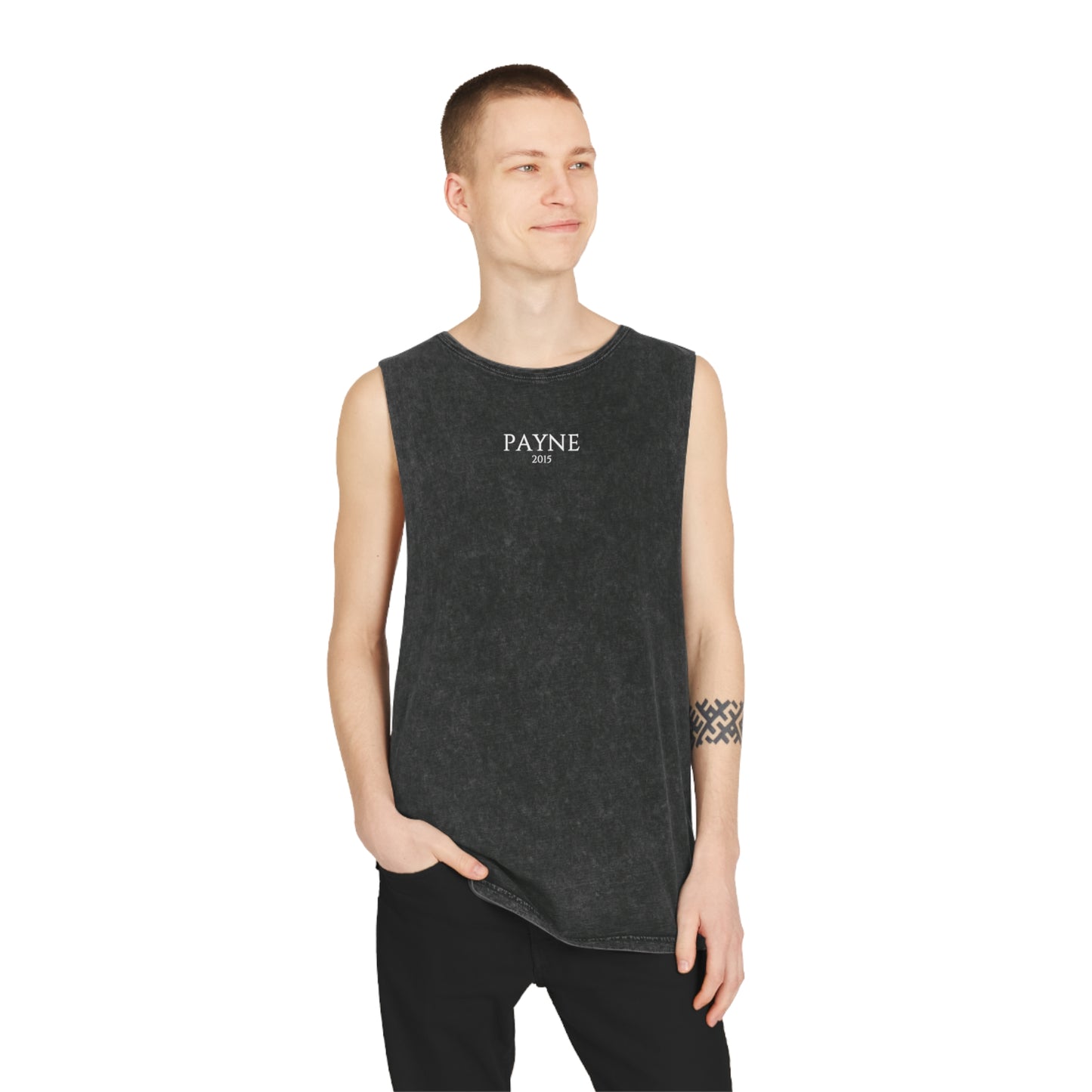 Loud Music & Flashing Lights Unisex Stonewash Tank Top