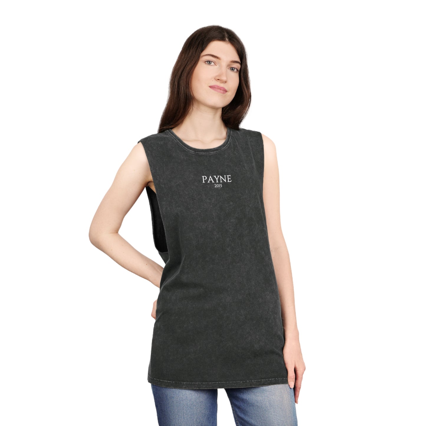 Loud Music & Flashing Lights Unisex Stonewash Tank Top